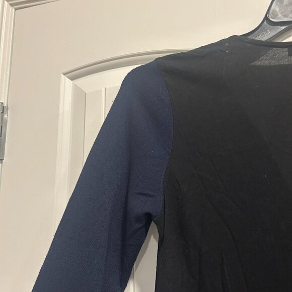 Zara W&B Navy and Black Long Sleeve Tunic Women’s Size M - Picture 10 of 12